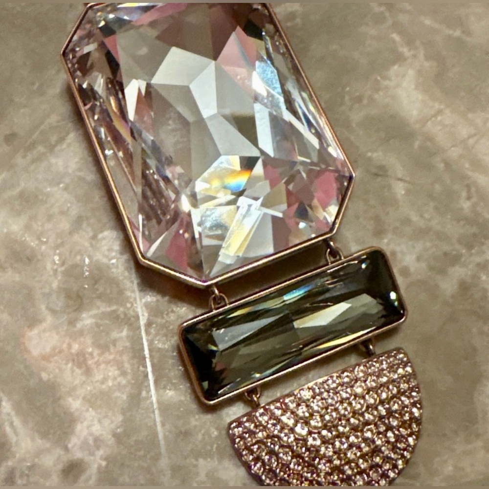 Swarovski Silver and Crystal necklace - Picture 2 of 6
